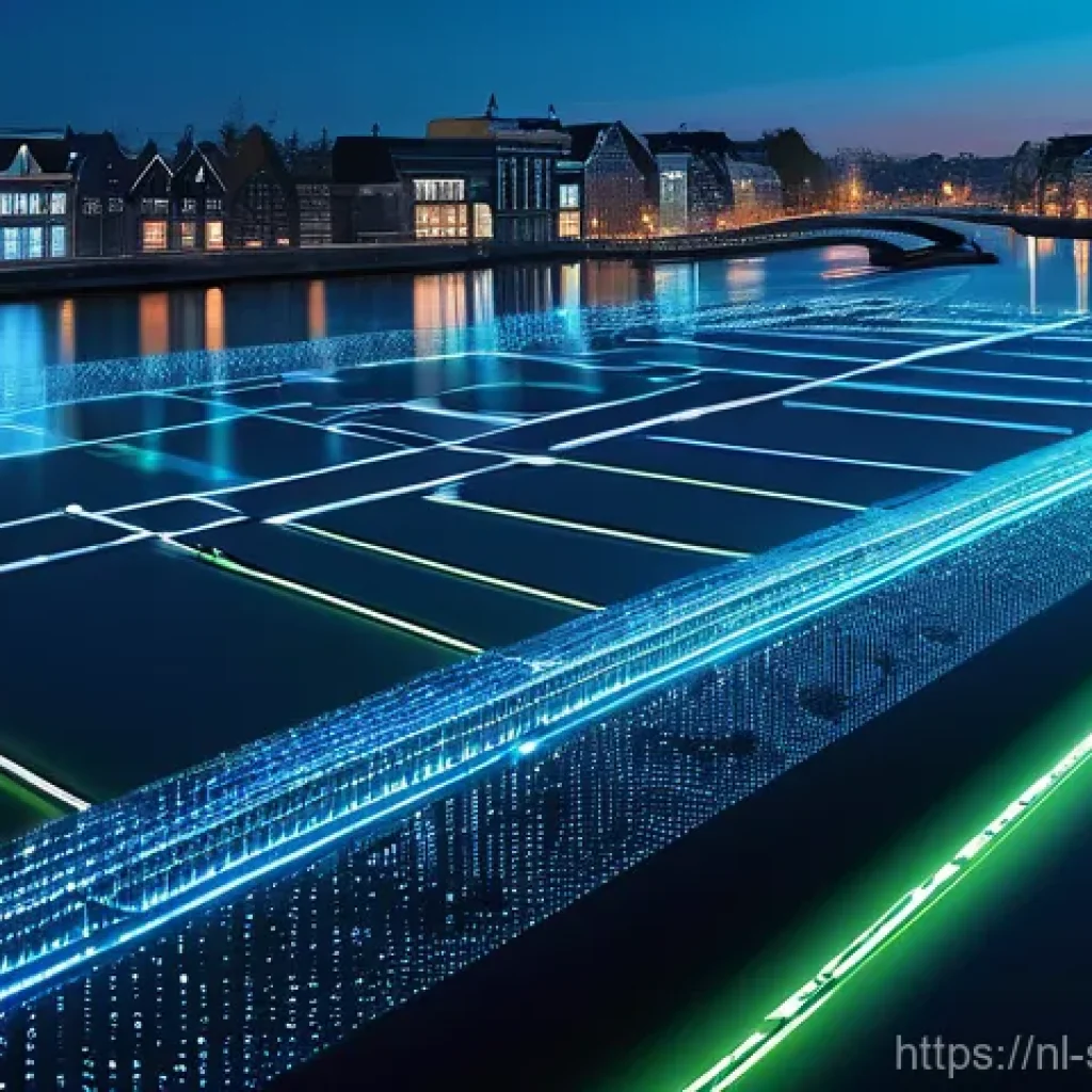 네트워크 보안 모니터링 도구의 침해 사고 대응 - **Prompt 1: The Digital Shield of the Netherlands**
    A futuristic, high-tech digital shield, glow...